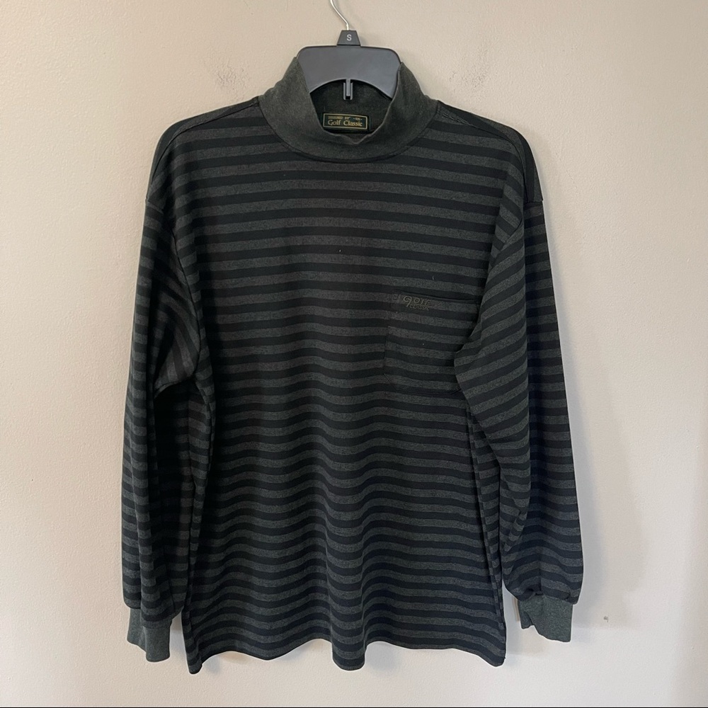 Golf Classic Men Golf Pullover Sweatshirt Front Pocket Medium Preowned